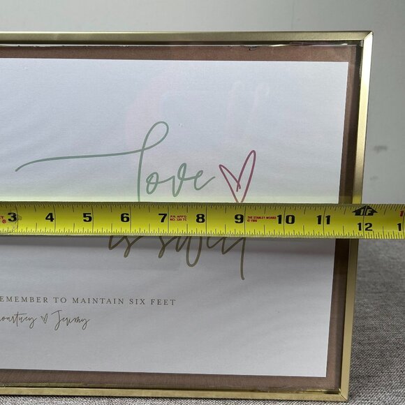 UMBRA Prisma Brass Photo Display 8" x 10" Picture Frame Holder New OPEN BOX - Picture 10 of 10